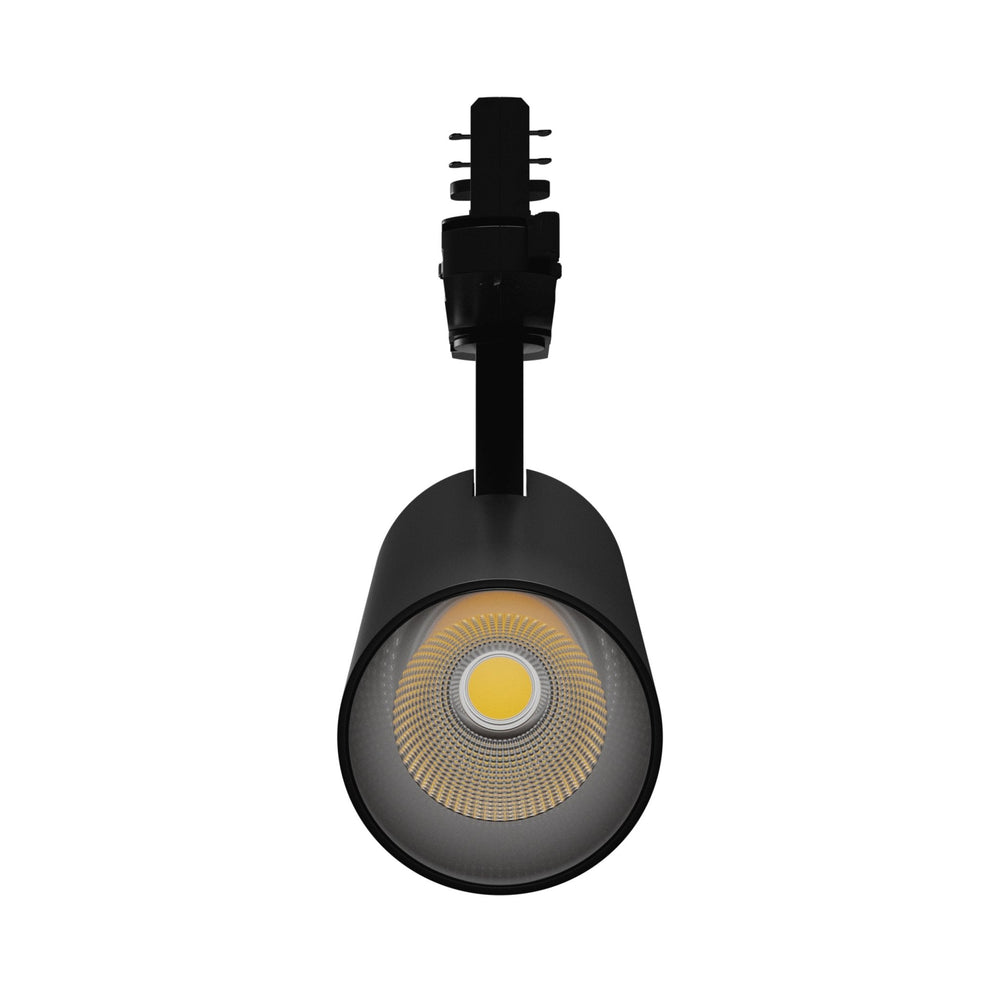 Foco empotrado LED Spectrum Andromeda negro, 3000 lúmenes, 3000K, IP20, CRI &gt;90, ángulo de radiación de 36°/60°, 15-27W ajustable