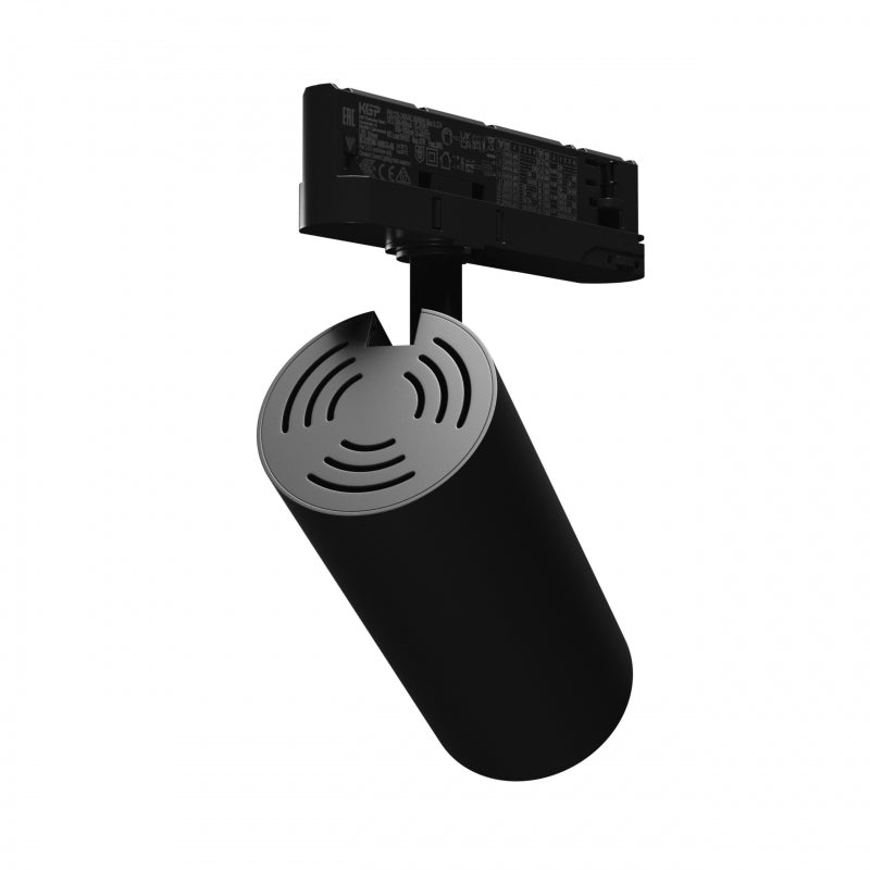 Foco empotrado LED Spectrum Andromeda negro, 3000 lúmenes, 3000K, IP20, CRI &gt;90, ángulo de radiación de 36°/60°, 15-27W ajustable