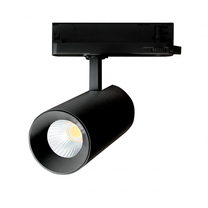 Foco empotrado LED Spectrum Andromeda negro, 3000 lúmenes, 3000K, IP20, CRI &gt;90, ángulo de radiación de 36°/60°, 15-27W ajustable