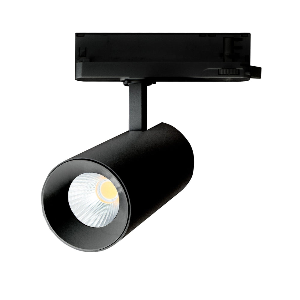 Foco empotrado LED Spectrum Andromeda negro, 3000 lúmenes, 3000K, IP20, CRI &gt;90, ángulo de radiación de 36°/60°, 15-27W ajustable