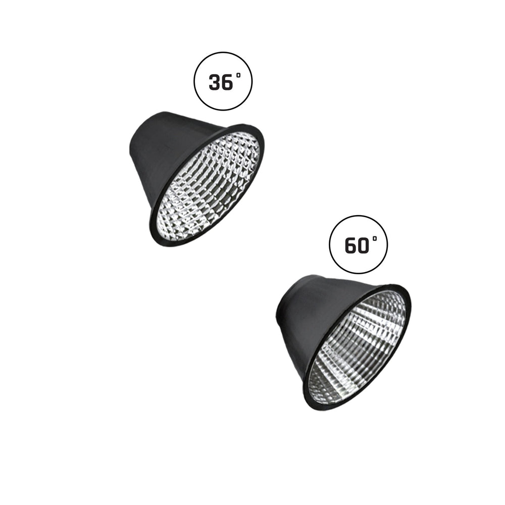 Foco empotrado LED Spectrum Andromeda negro, 3000 lúmenes, 3000K, IP20, CRI &gt;90, ángulo de radiación de 36°/60°, 15-27W ajustable