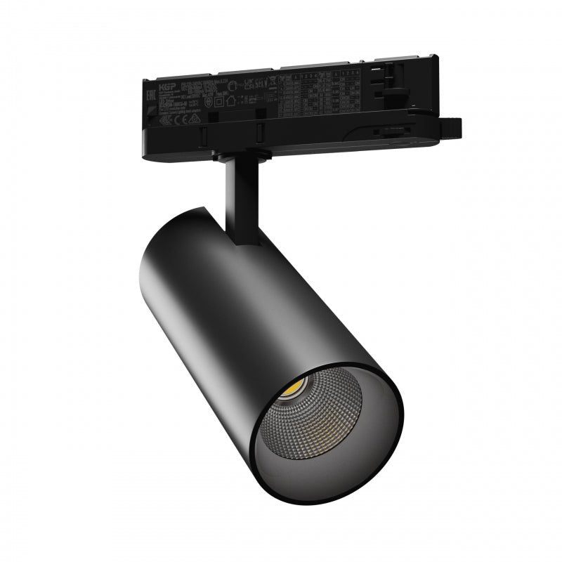 Foco empotrado LED Spectrum Andromeda negro, 3000 lúmenes, 3000K, IP20, CRI &gt;90, ángulo de radiación de 36°/60°, 15-27W ajustable