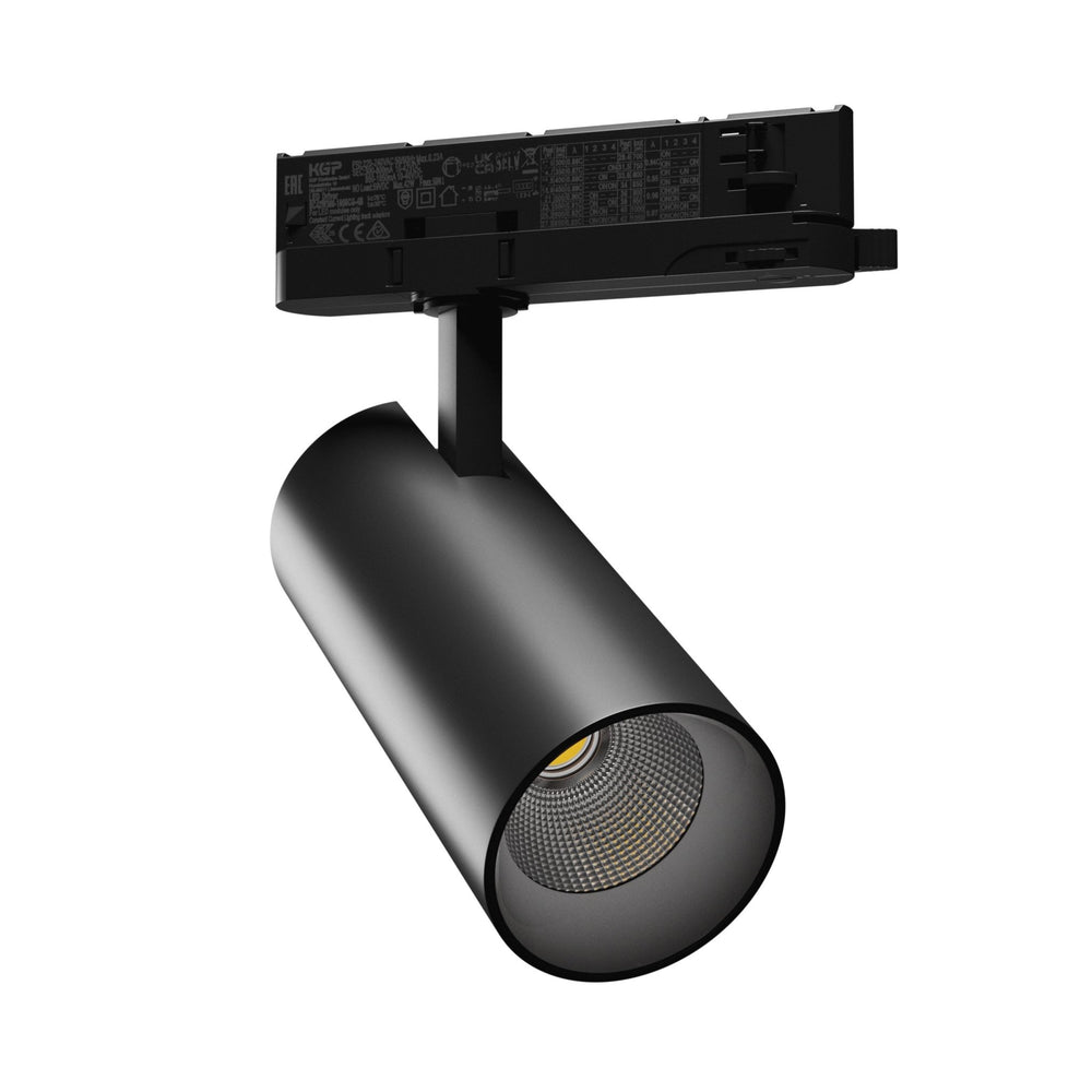 Foco empotrado LED Spectrum Andromeda negro, 3000 lúmenes, 3000K, IP20, CRI &gt;90, ángulo de radiación de 36°/60°, 15-27W ajustable