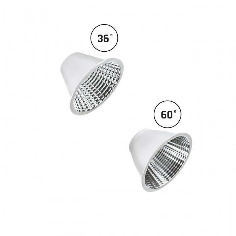Spectrum Andromeda LED ra>90 3000 lúmenes 3000K 15-27W blanco cálido IP20 diseño blanco ángulo de haz de 36-60 grados 2 años de garantía