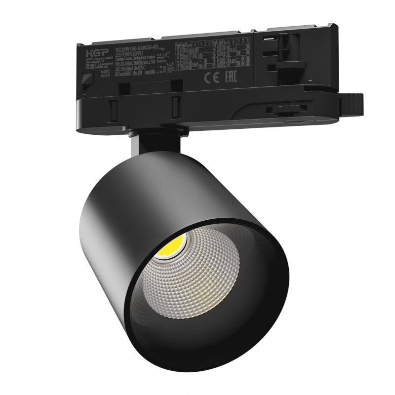 Spectrum Artemida mini RA&gt;90 negro LED-spot 20W, 230V, 3000K, 1700 lúmenes, IP20, iluminación interior, ángulo de 36/60 grados