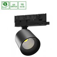 Spectrum Artemida mini RA>90 negro LED-spot 20W, 230V, 3000K, 1700 lúmenes, IP20, iluminación interior, ángulo de 36/60 grados
