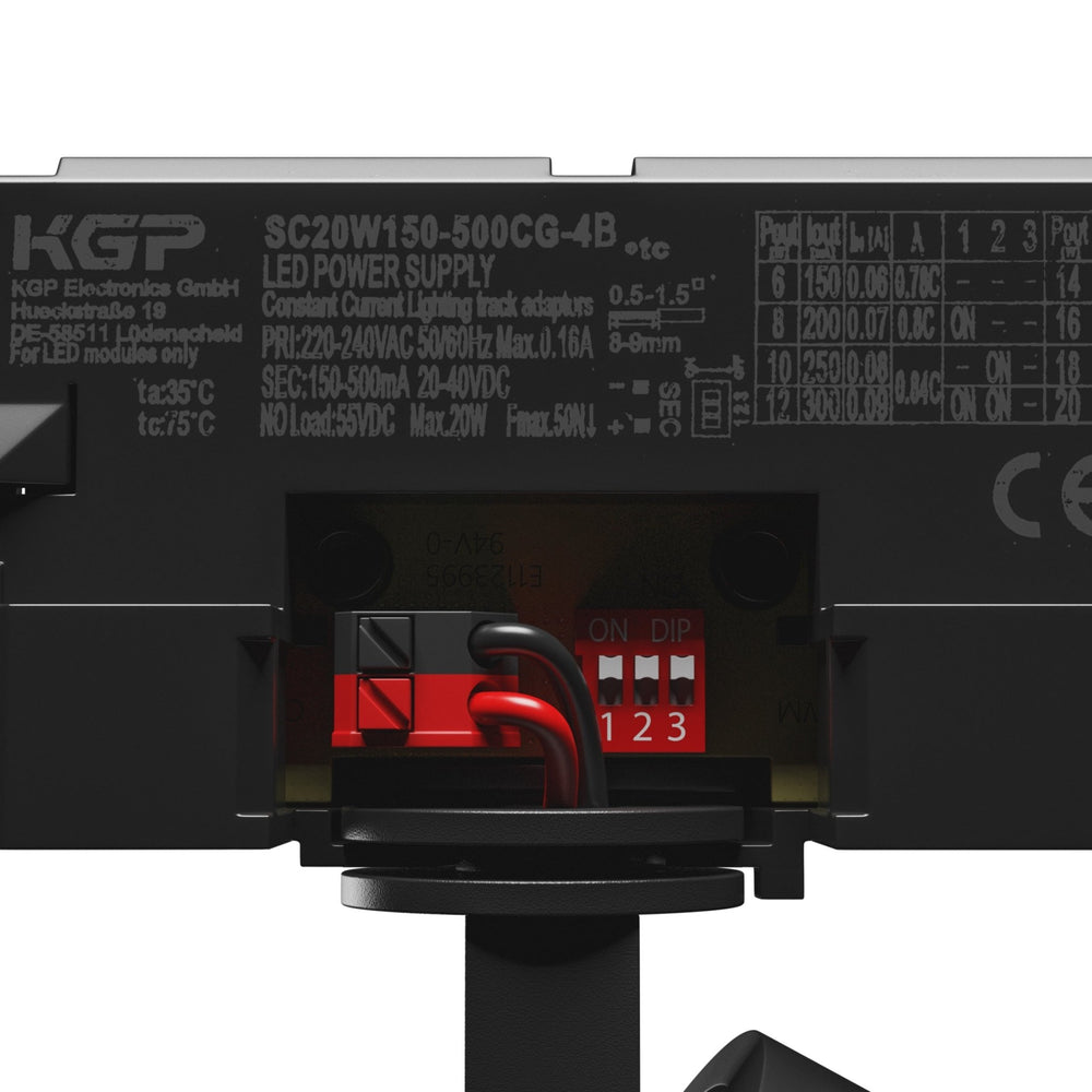 Spectrum Artemida mini RA&gt;90 negro LED-spot 20W, 230V, 3000K, 1700 lúmenes, IP20, iluminación interior, ángulo de 36/60 grados