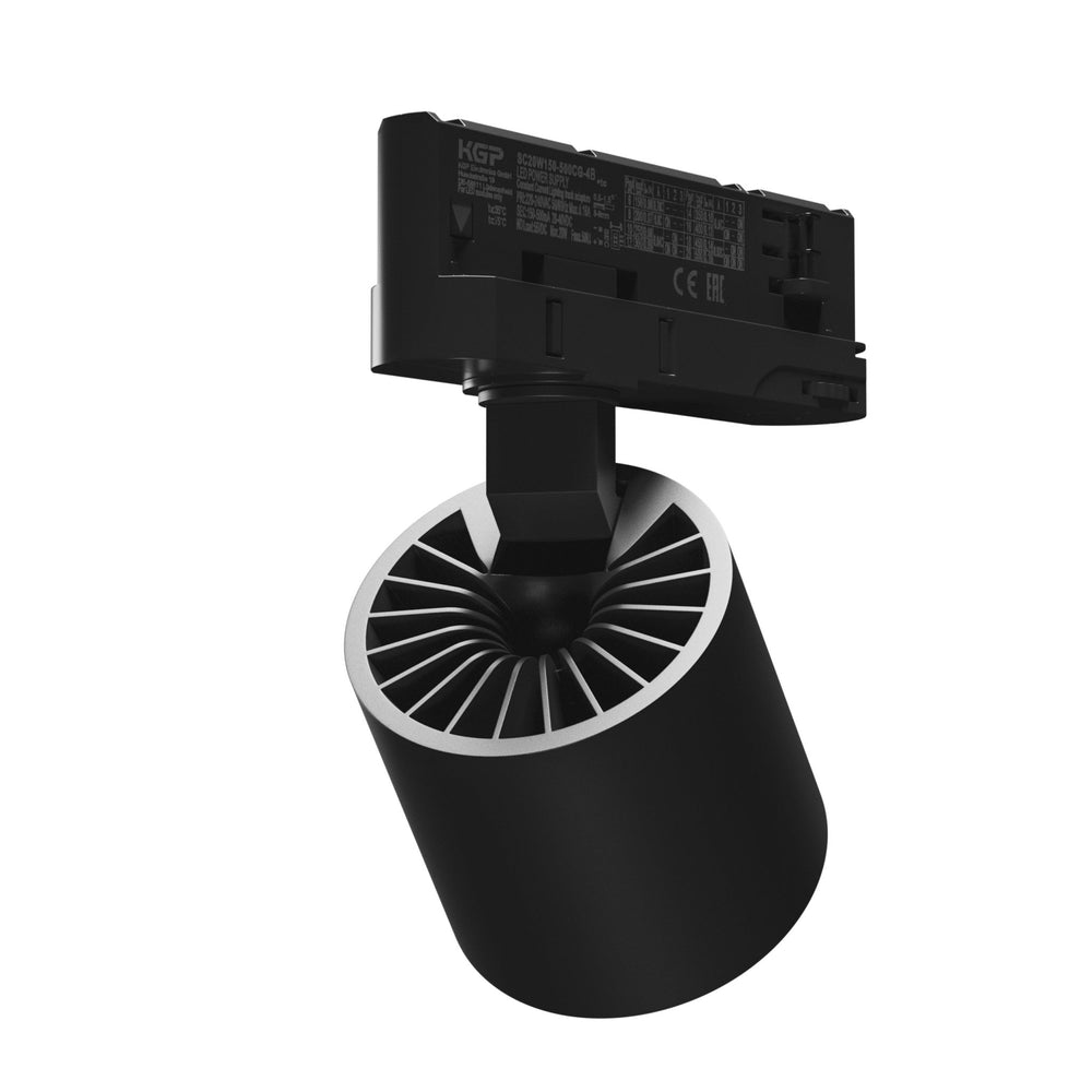 Spectrum Artemida mini RA&gt;90 negro LED-spot 20W, 230V, 3000K, 1700 lúmenes, IP20, iluminación interior, ángulo de 36/60 grados
