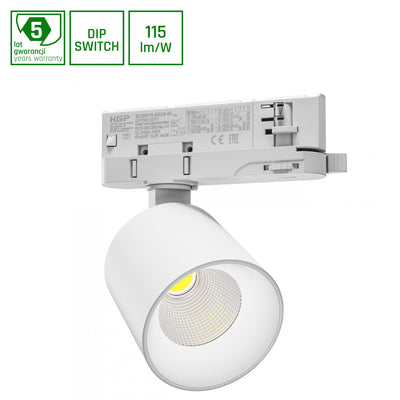 Spectrum Artemida mini LED-spot 20W 230V blanco natural 4000K CRI&gt;90 lúmenes IP20 blanco 36/60 grados 2 años de garantía