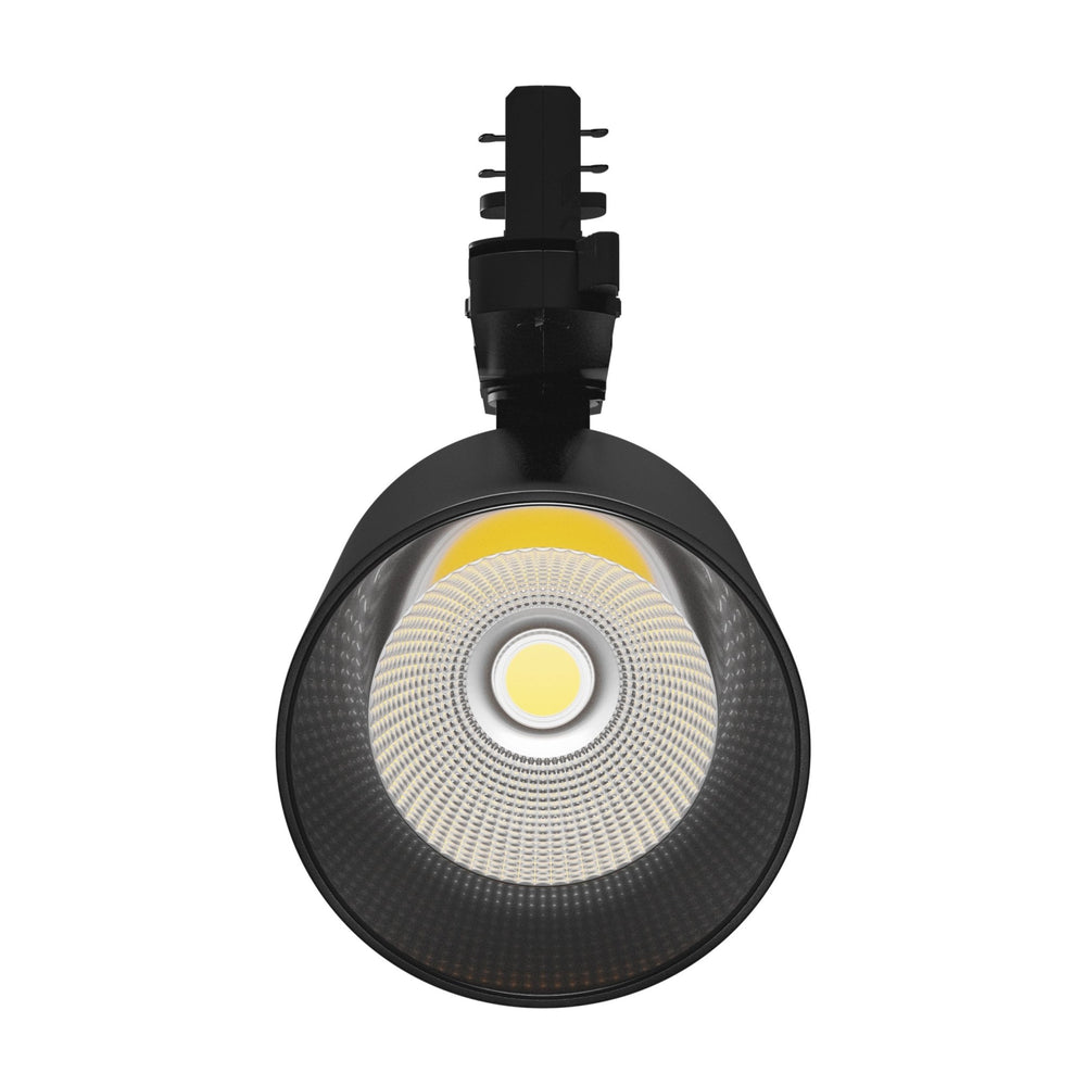 Spectrum Artemida Maxi led negro, 4000K, 4500 lúmenes, CRI &gt;90, 42W, potencia ajustable, IP20, montaje en riel de 3 fases
