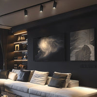 Foco de riel Spectrum Andromeda Prime 8W 6000K 800 lúmenes 25° negro IP20 iluminación CCT