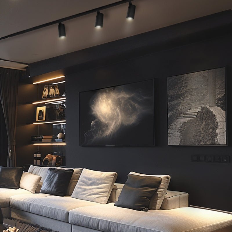 Foco de riel Spectrum Andromeda Prime 8W 6000K 800 lúmenes 25° negro IP20 iluminación CCT