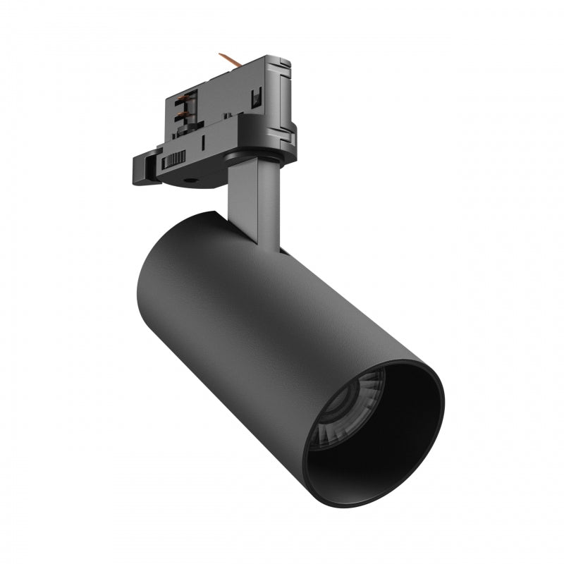Andromeda prime foco de carril 16W negro 6000K 1750 lúmenes 25° 230V Spectrum IP20 CCT CRI80