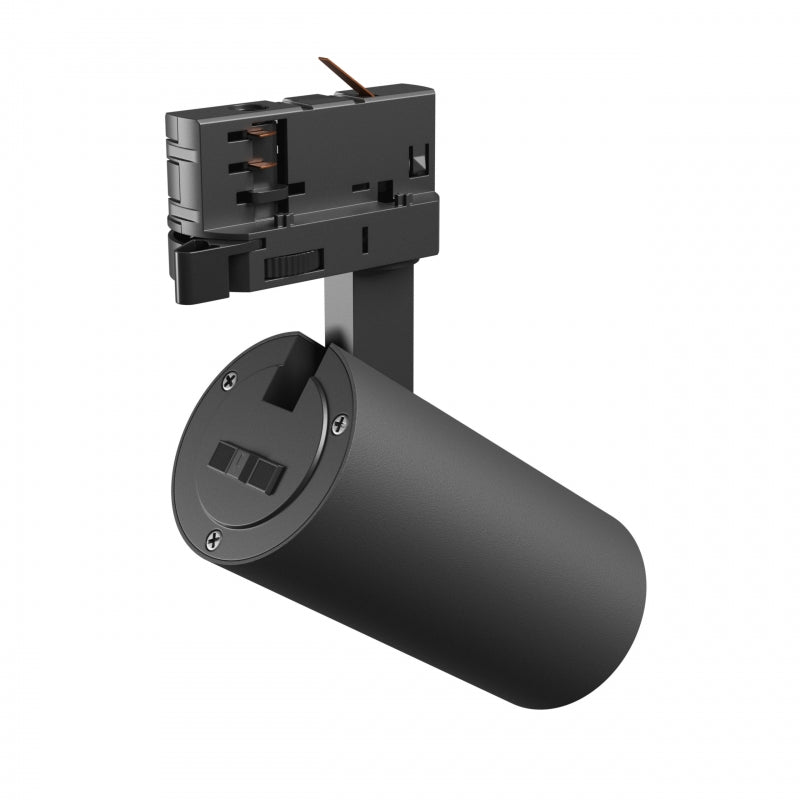 Andromeda prime foco de carril 16W negro 6000K 1750 lúmenes 25° 230V Spectrum IP20 CCT CRI80
