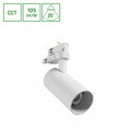 Andromeda prime 3F luz de raíl blanca, 16W, 230V, IP20, 6000K, 25 grados, 1200 lúmenes, juego de montaje de 1 fase