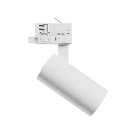 Andromeda prime 3F luz de raíl blanca, 16W, 230V, IP20, 6000K, 25 grados, 1200 lúmenes, juego de montaje de 1 fase