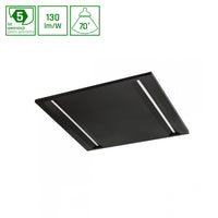 Spectrum Algine Line LED panel de techo negro 600x600mm 44W 4000K 5700 lúmenes IP20 no regulable