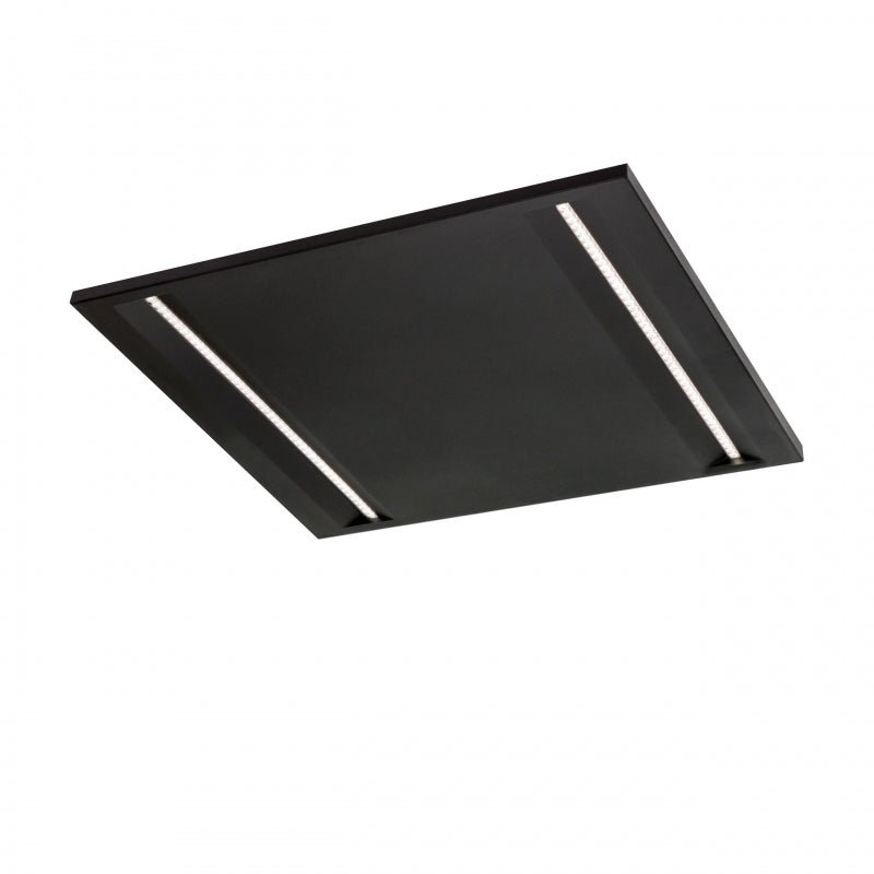 Spectrum Algine Line LED panel de techo negro 600x600mm 44W 4000K 5700 lúmenes IP20 no regulable