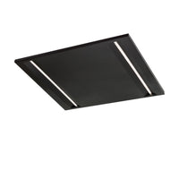 Spectrum Algine Line LED panel de techo negro 600x600mm 44W 4000K 5700 lúmenes IP20 no regulable