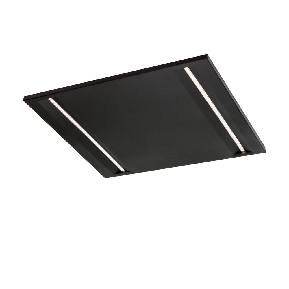 Spectrum Algine Line LED panel de techo negro 600x600mm 44W 4000K 5700 lúmenes IP20 no regulable