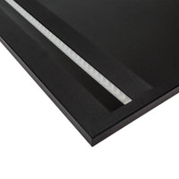 Spectrum Algine Line LED panel de techo negro 600x600mm 44W 4000K 5700 lúmenes IP20 no regulable