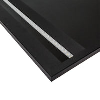Spectrum Algine Line LED panel de techo negro 600x600mm 44W 4000K 5700 lúmenes IP20 no regulable