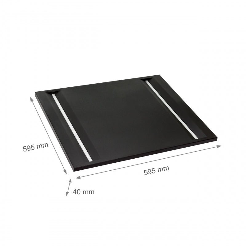 Spectrum Algine Line LED panel de techo negro 600x600mm 44W 4000K 5700 lúmenes IP20 no regulable