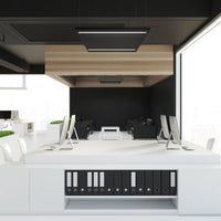 Spectrum Algine Line LED panel de techo negro 600x600mm 44W 4000K 5700 lúmenes IP20 no regulable