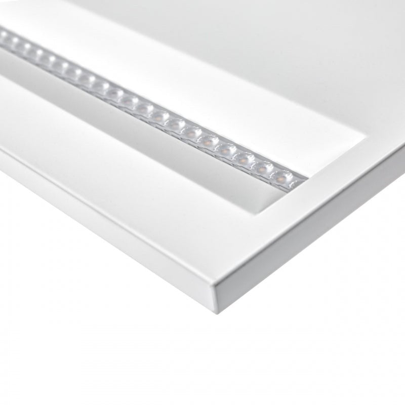 Panel LED Spectrum Algine line 230V 44W 5700 lúmenes 4000K 600x600mm IP20 color blanco para iluminación de oficinas