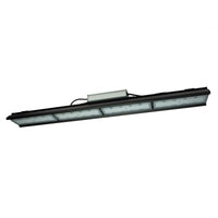 Lámpara colgante LED Spectrum Halls Line 200W negro, 4000K, 30000 lúmenes, regulable, IP66, ángulo de 90°, iluminación industrial