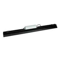Lámpara colgante LED Spectrum Halls Line 200W negro, 4000K, 30000 lúmenes, regulable, IP66, ángulo de 90°, iluminación industrial