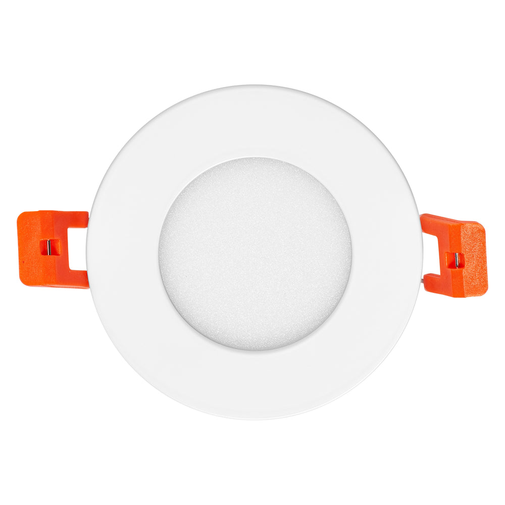 Downlight LED Slim 4.5W 4000K 240 lúmenes 110° montaje empotrado Blanco corte 85mm 72mm blanco frío