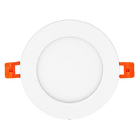 Downlight LED Slim 8W 550 lúmenes 3000K Blanco Cálido 110° Empotrado Redondo Corte 105mm Acabado Blanco