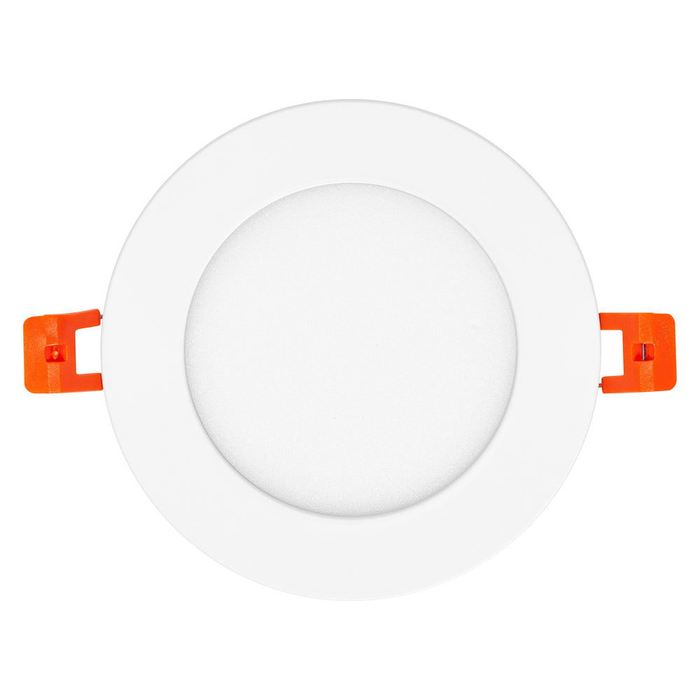 Foco empotrado LED Slim Blanco 8W 550 lúmenes 6500K 110° recorte 105mm aro 120mm