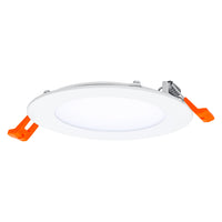 Foco empotrado LED Slim Blanco 8W 550 lúmenes 6500K 110° recorte 105mm aro 120mm