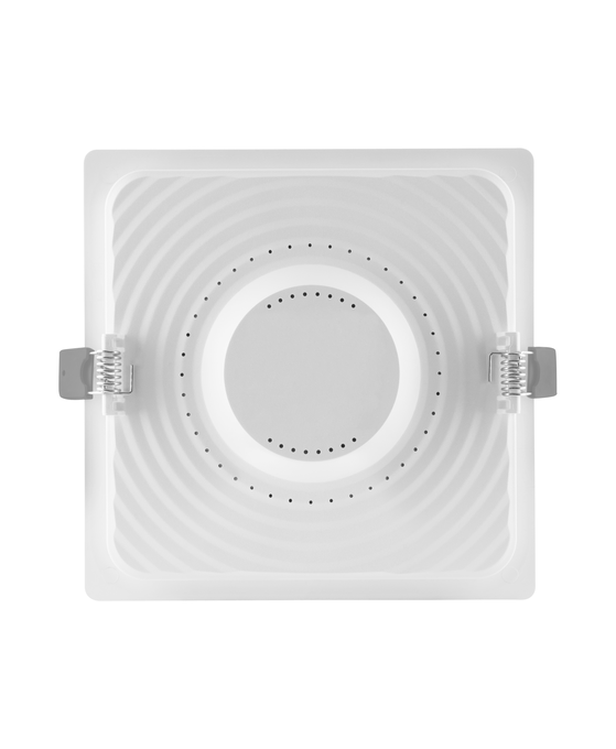 Downlight LED cuadrado slim 18W 1530 lúmenes 4000K blanco frío 120D para techos