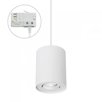 Spectrum CHLOE GU10 blanco carril de 3 fases, ajustable, carcasa de aluminio IP20 250V, uso en interiores 93x124 mm