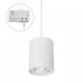 Spectrum CHLOE GU10 blanco carril de 3 fases, ajustable, carcasa de aluminio IP20 250V, uso en interiores 93x124 mm