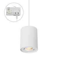 Spectrum CHLOE GU10 blanco carril de 3 fases, ajustable, carcasa de aluminio IP20 250V, uso en interiores 93x124 mm