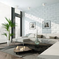 Spectrum CHLOE GU10 foco cuadrado ajustable blanco, IP20, ideal para uso en interiores con carcasa de aluminio