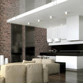 Spectrum Chloe GU10 spot blanco dorado, IP20, aluminio, 17.000 horas, 250V, montaje en superficie, no ajustable