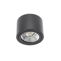 Spectrum Chloe AR111 GU10 foco empotrable LED negro 250V, IP20, ajustable, 17000 lúmenes, carcasa de aluminio