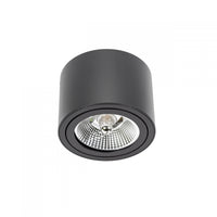 Spectrum Chloe AR111 GU10 foco empotrable LED negro 250V, IP20, ajustable, 17000 lúmenes, carcasa de aluminio