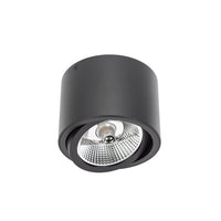 Spectrum Chloe AR111 GU10 foco empotrable LED negro 250V, IP20, ajustable, 17000 lúmenes, carcasa de aluminio