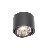 Spectrum Chloe AR111 GU10 foco empotrable LED negro 250V, IP20, ajustable, 17000 lúmenes, carcasa de aluminio