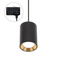 Spectrum CHLOE GU10 foco de riel 3 fases, negro con dorado, IP20, 70x100mm, aluminio, 250V, uso interior