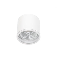 Chloe AR111 GU10 IP65 foco LED redondo para exteriores e interiores lámpara Spectrum carcasa blanca 17000 horas 250V 120-115 mm
