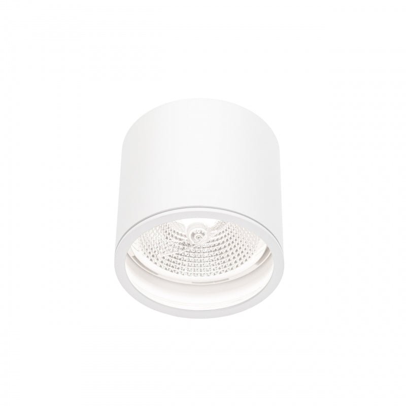 Chloe AR111 GU10 IP65 foco LED redondo para exteriores e interiores lámpara Spectrum carcasa blanca 17000 horas 250V 120-115 mm