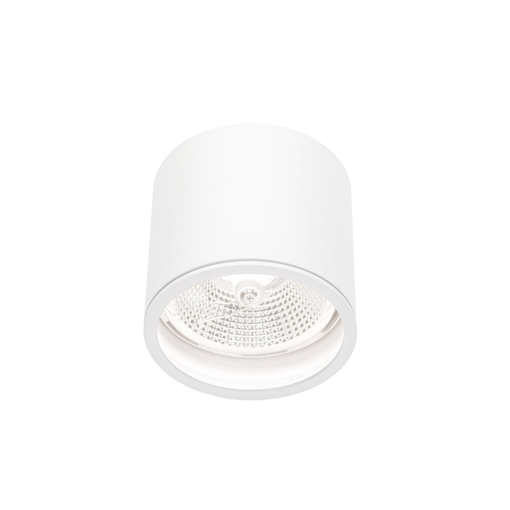 Chloe AR111 GU10 IP65 foco LED redondo para exteriores e interiores lámpara Spectrum carcasa blanca 17000 horas 250V 120-115 mm