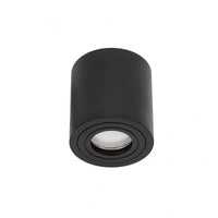 Spectrum CHLOE GU10 IP65 foco LED redondo negro para interiores, carcasa de aluminio, 250V, 17000 lúmenes, montaje en superficie